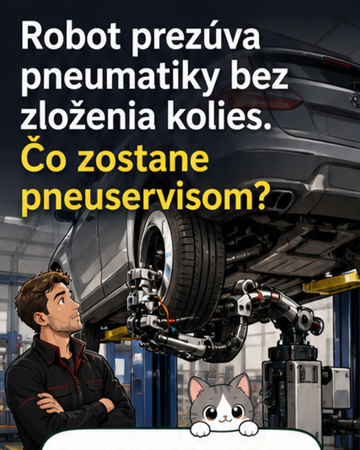 Robot prevezme výmenu pneú?