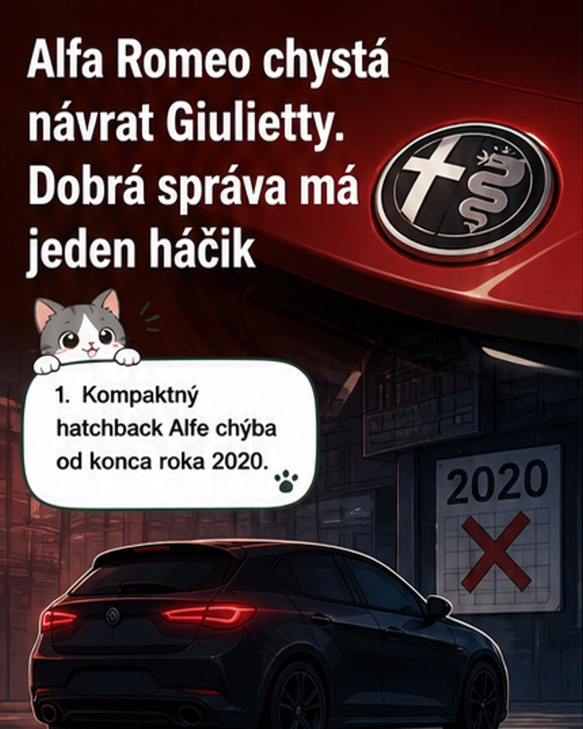 Alfa Romeo vracia kompakt s novou elektrickou platformou