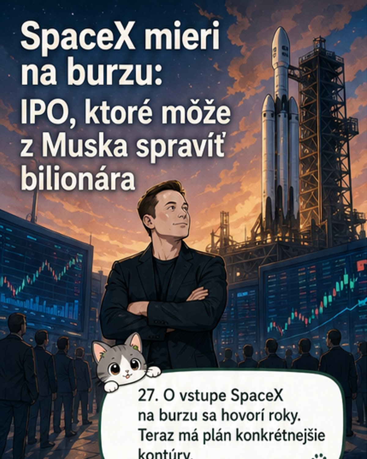 SpaceX ide na burzu: IPO, ktoré zmení pravidlá