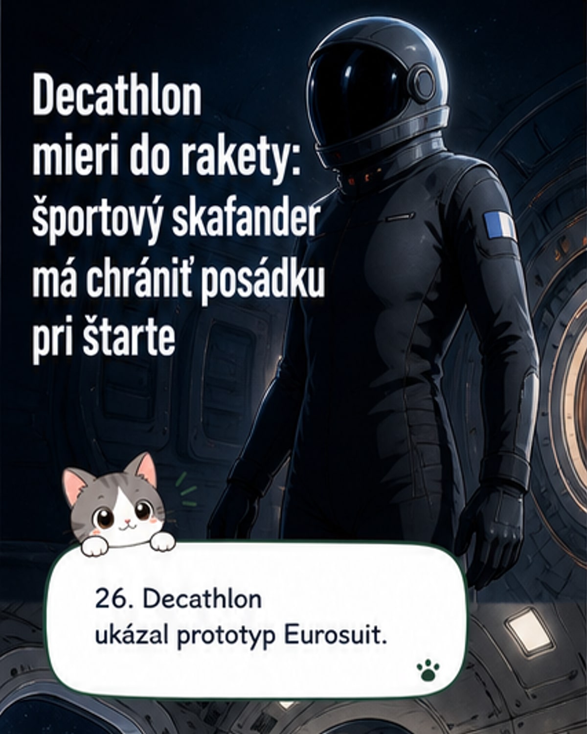Decathlon navrhol vesmírny skafander