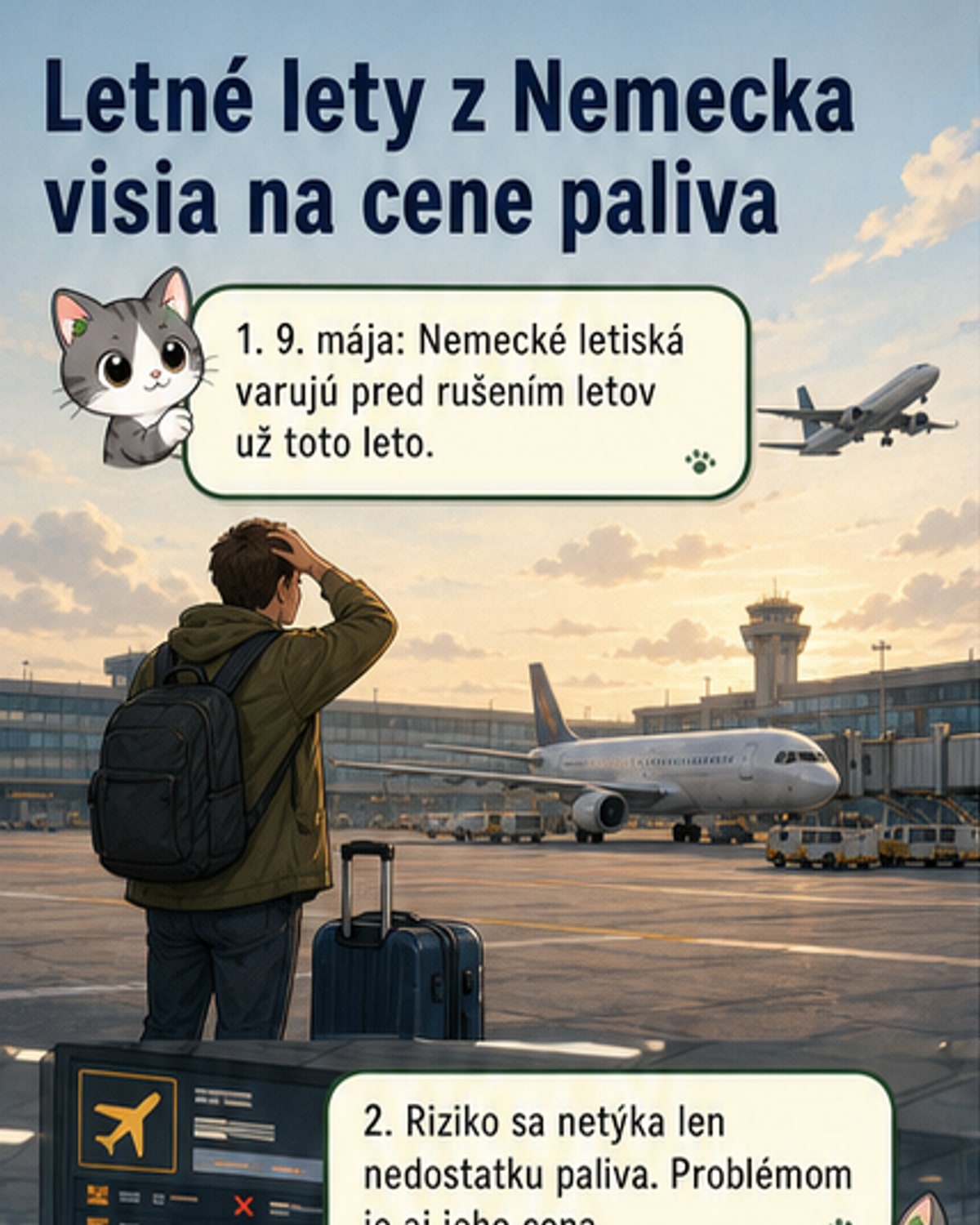 Nemecké letiská čelia letnej kríze