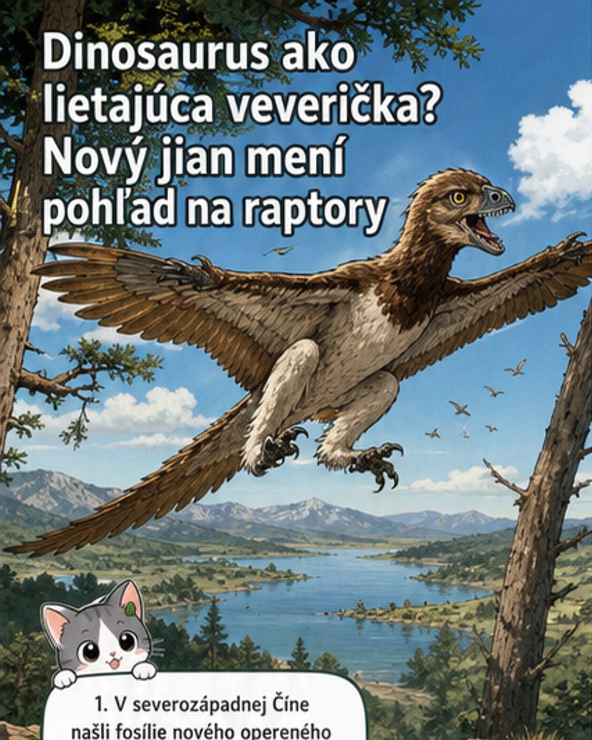 Nový druh dinosaura kĺzal ako veverička