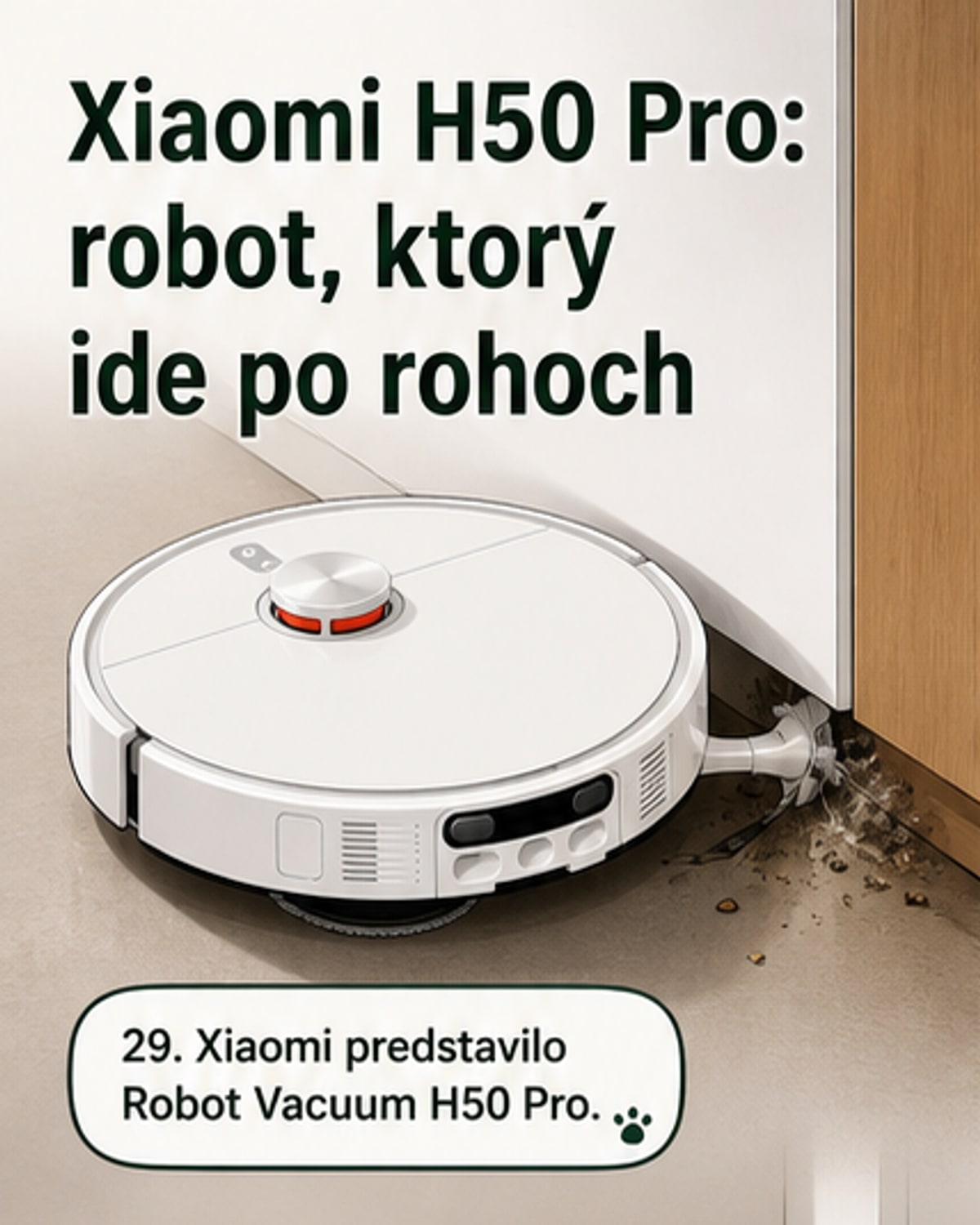 Xiaomi H50 Pro: 15 000 Pa sily