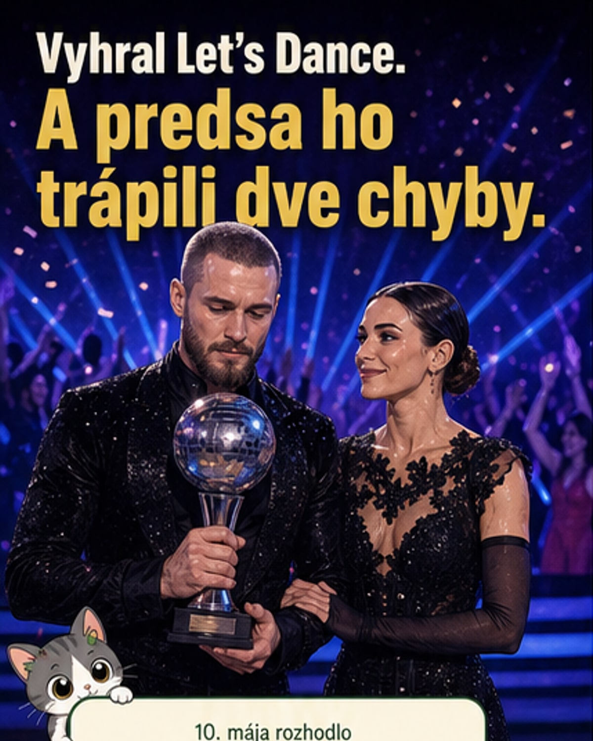 Víťaz Let's Dance trápi chyba, ktorú nikto nevidel