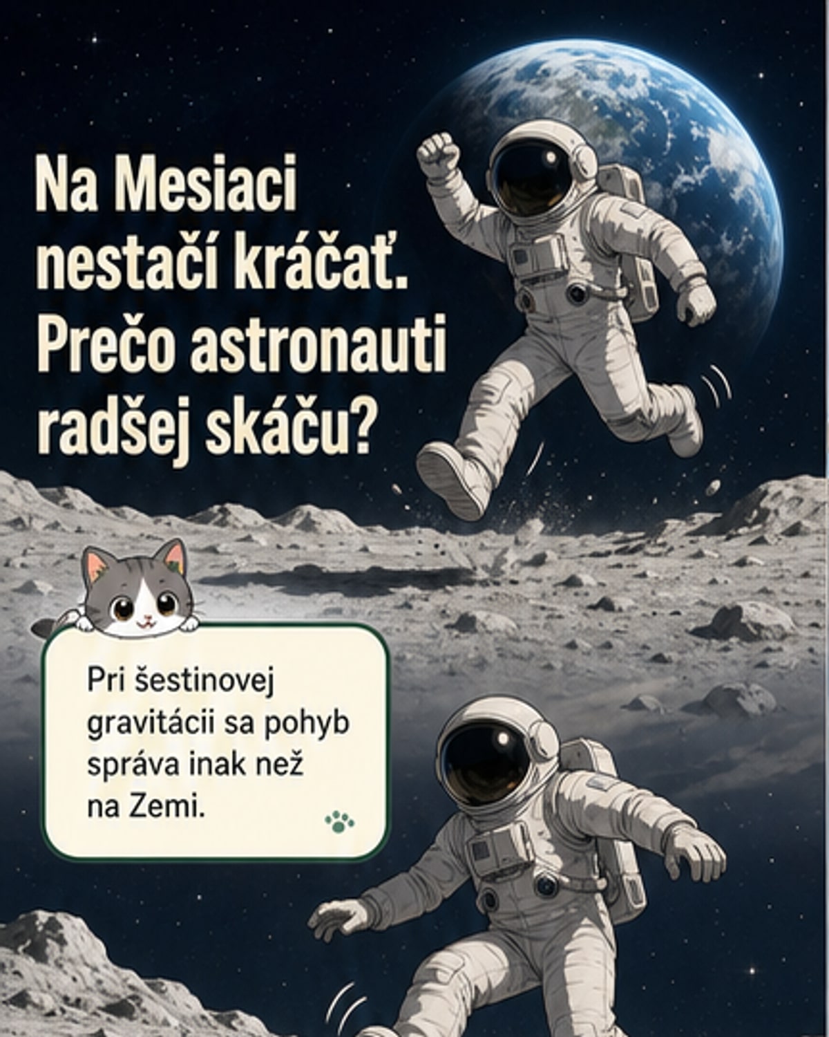 Na Mesiaci radšej skáčeme
