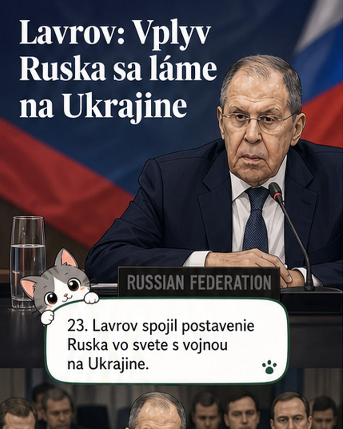 Lavrov: Ciele v Ukrajine posilnia Rusko