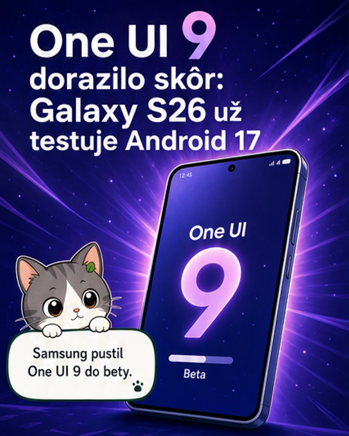 One UI 9 v beta verzii pre Galaxy S26