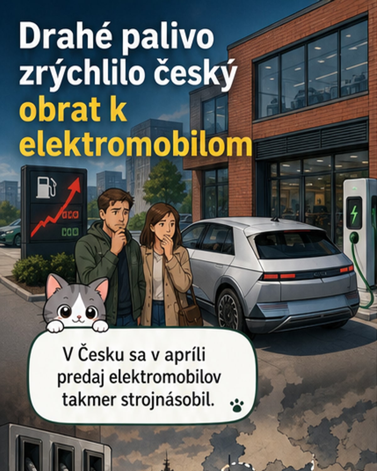 Elektromobily lámu rekordy v Česku
