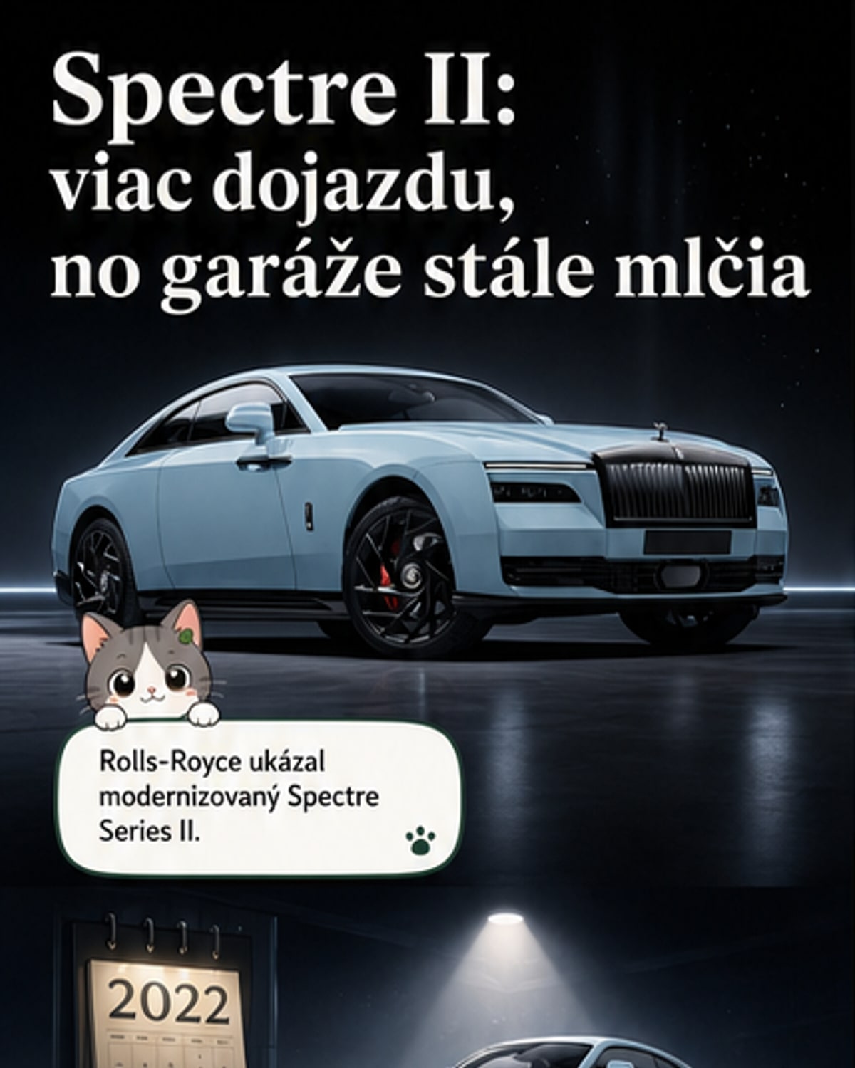 Rolls-Royce Spectre II s vyšším dojazdom