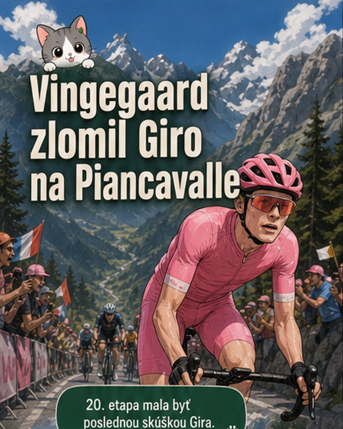 Vingegaard vyhráva Giro d'Italia