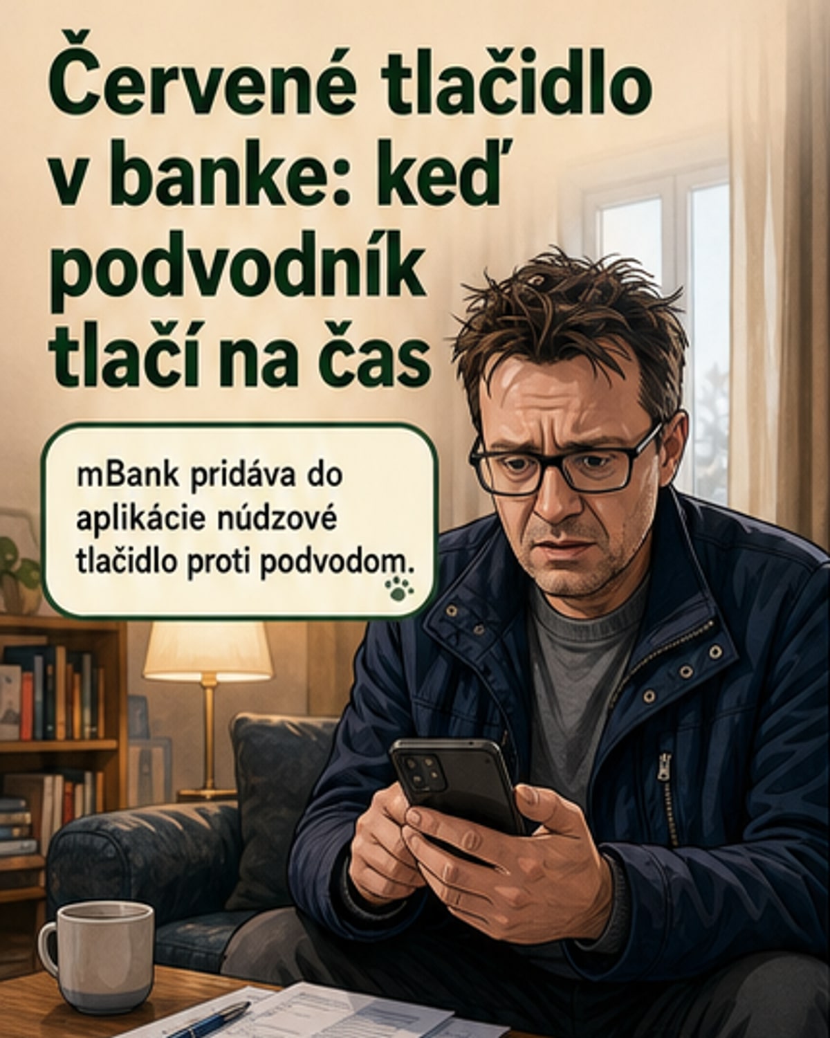 mBank zavádza „červené tlačidlo“