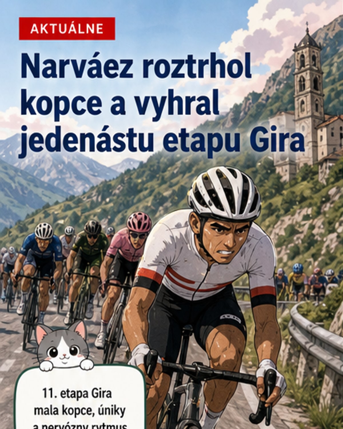 Narváez vyhral 11. etapu Gira