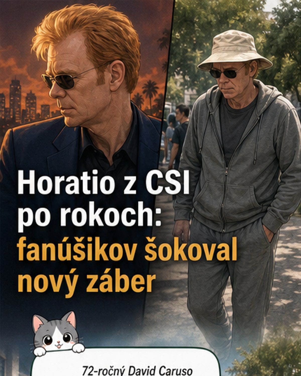 David Caruso: Ako vyzerá dnes?