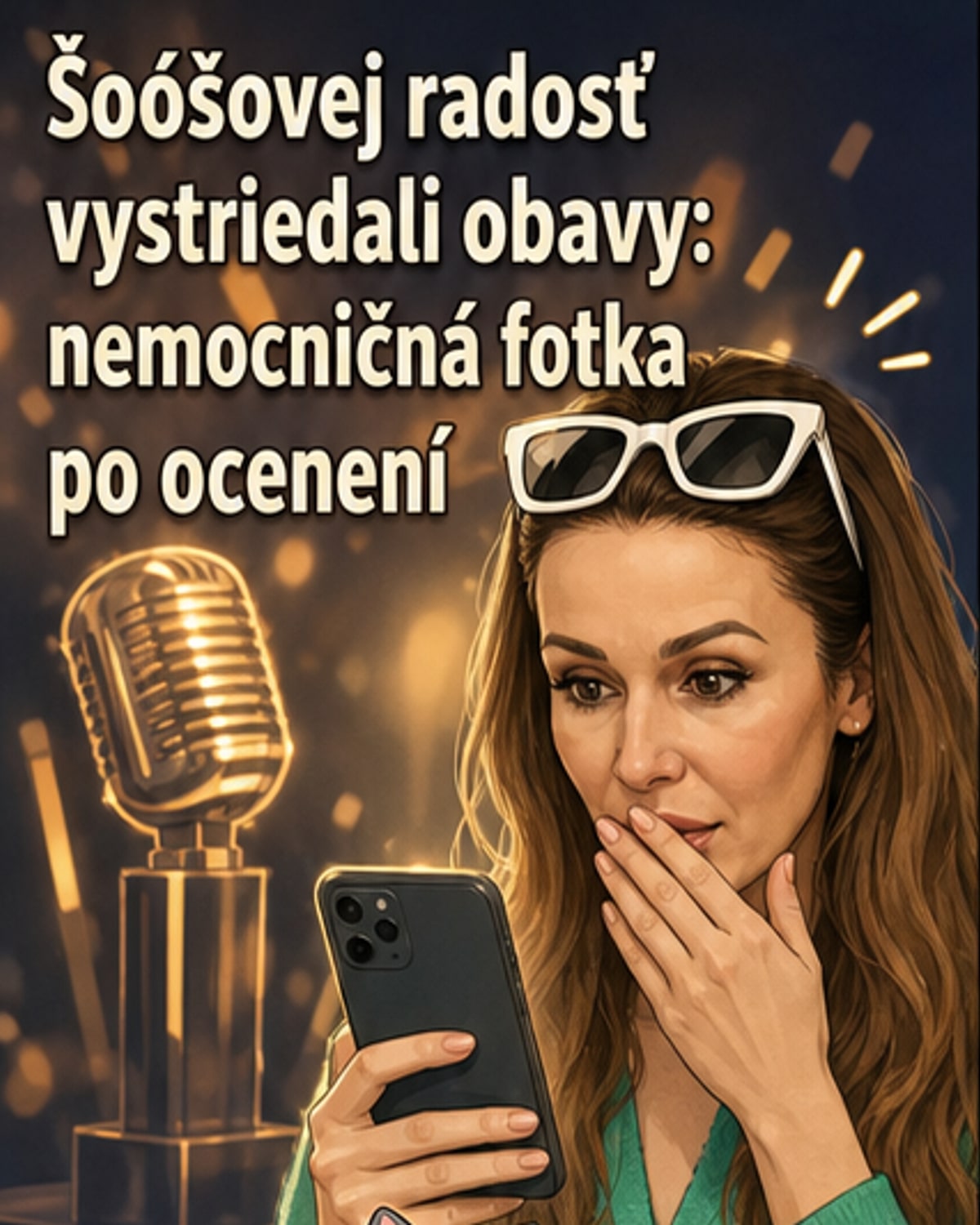 Šoóšová po ocenení v nemocnici