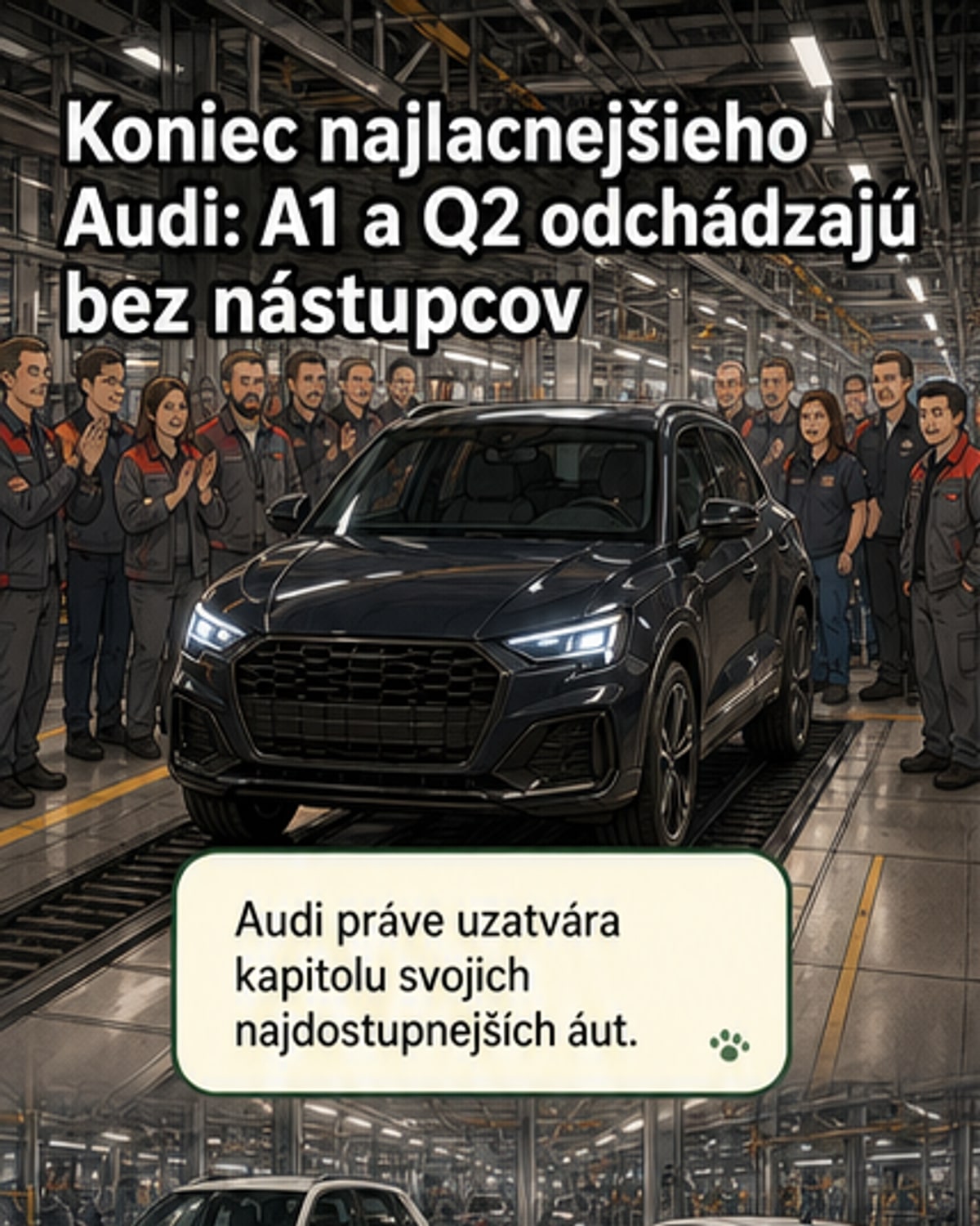Audi ukončilo výrobu A1 a Q2