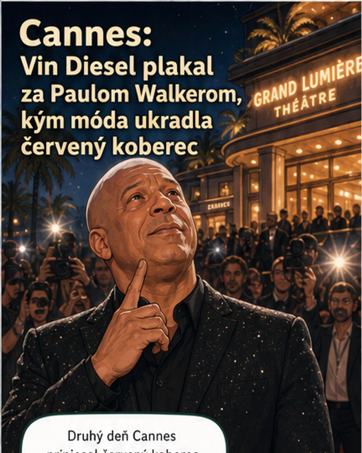 Vin Diesel v slzách pri spomienke na Paula Walkera