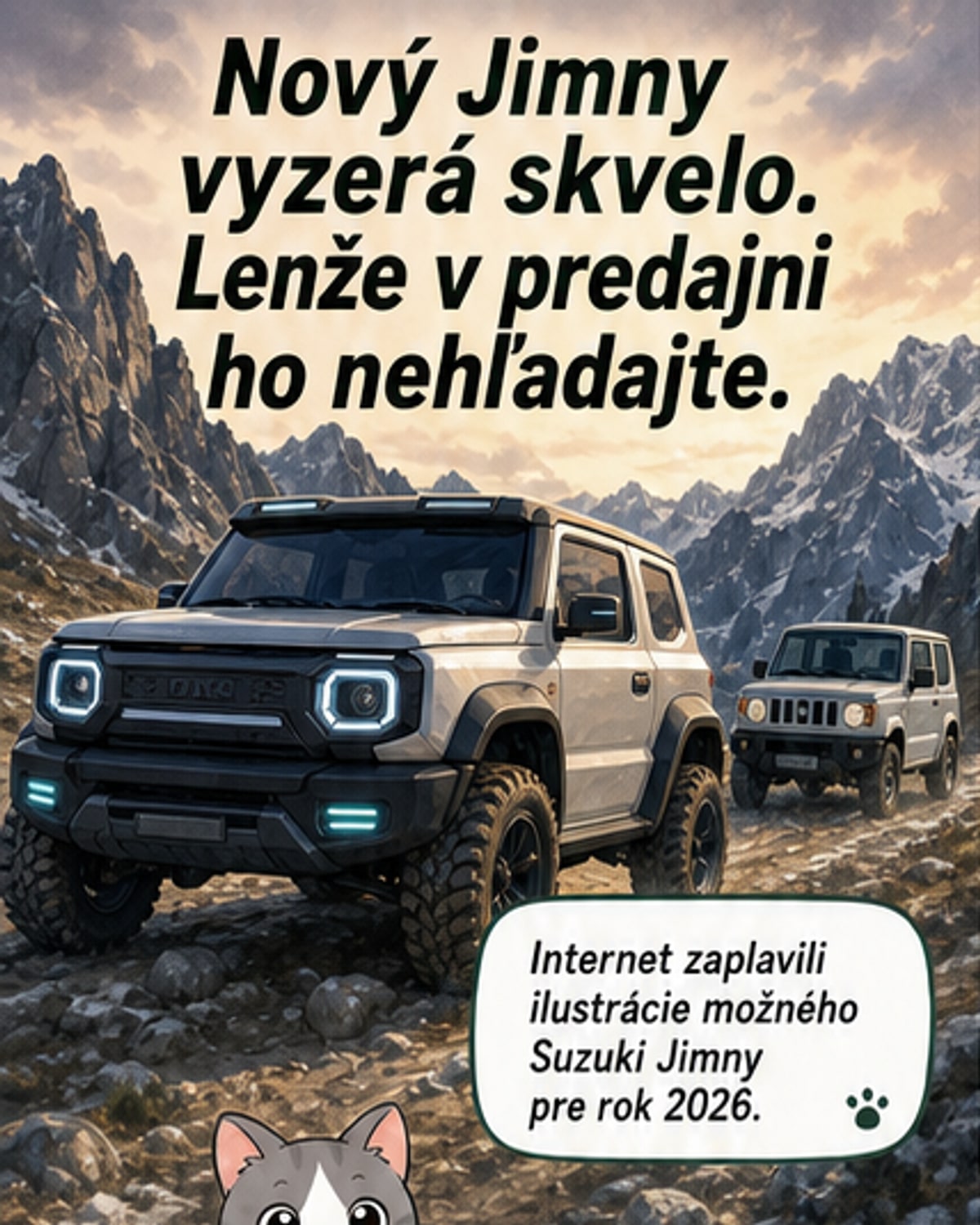Suzuki Jimny dnes stojí dvojnásobok