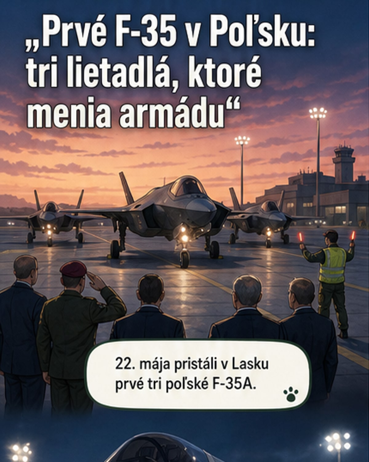 Prvé F-35 už v Poľsku: zmena tváre armády