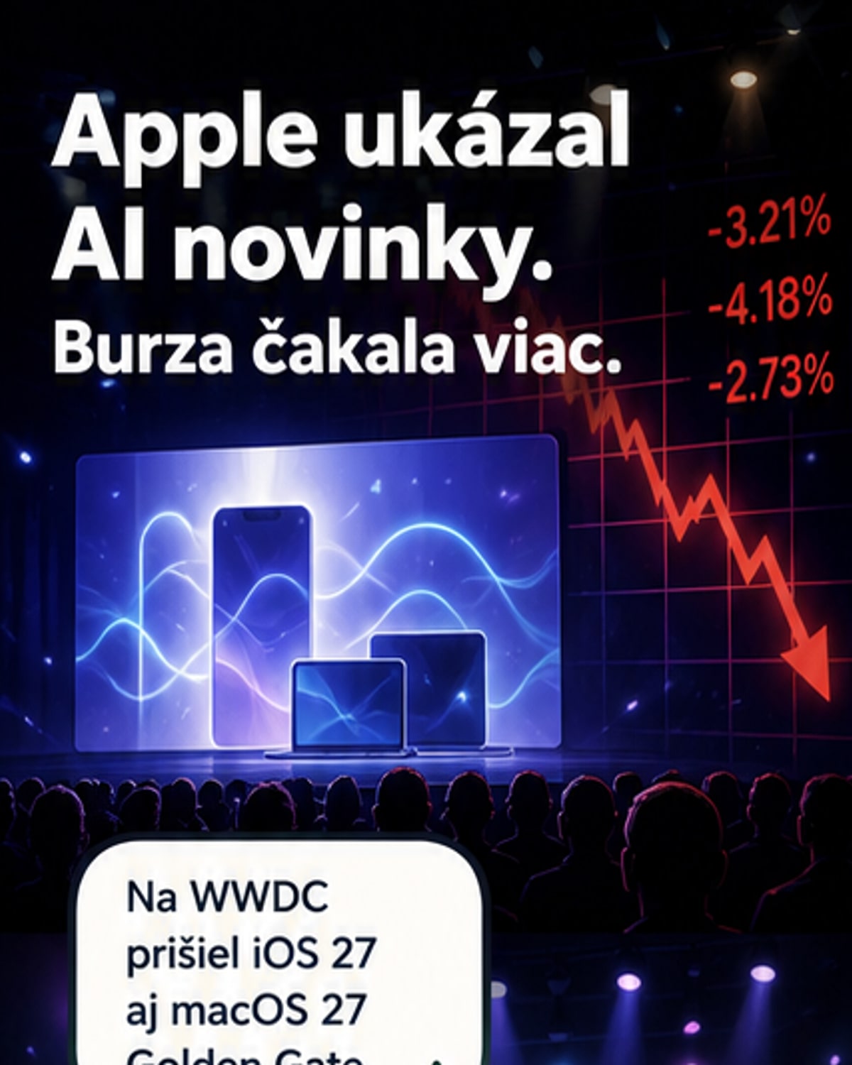Apple predstavil iOS 27, ale AI očakávania neplnili