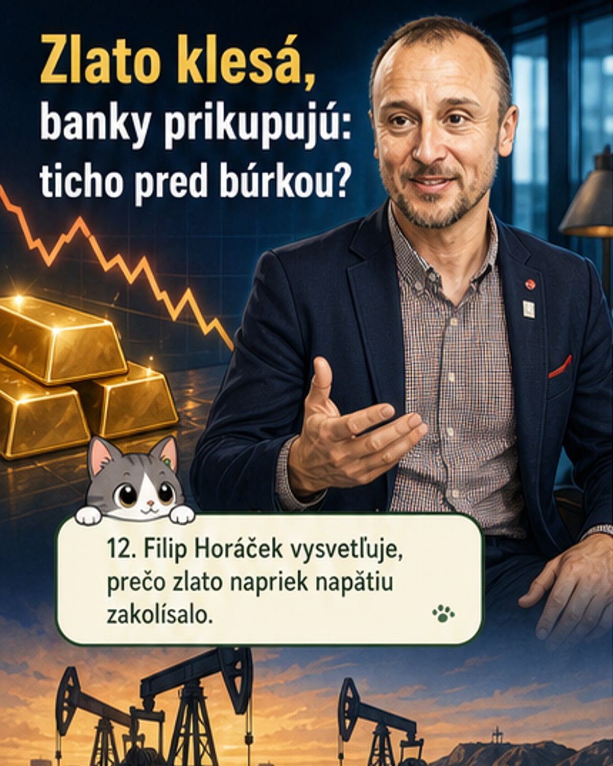 Zlato sa stáva nástrojom rovnováhy síl