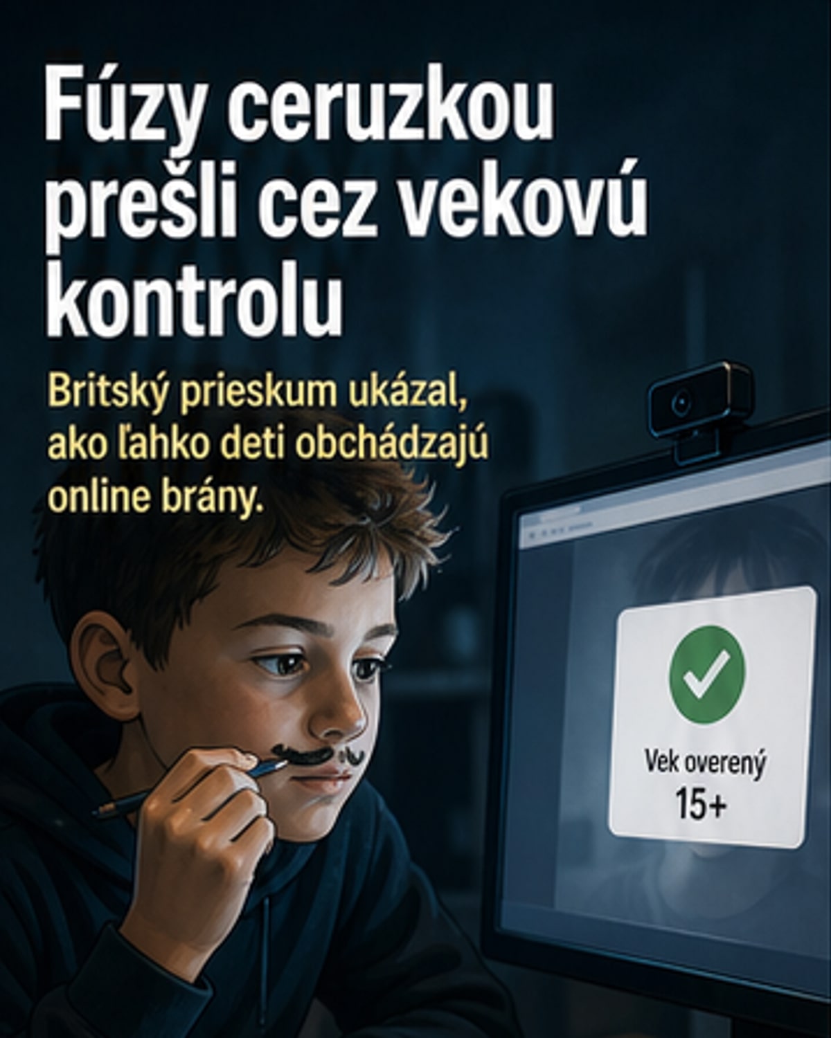 Deti obídu vekové kontroly jedným trikom