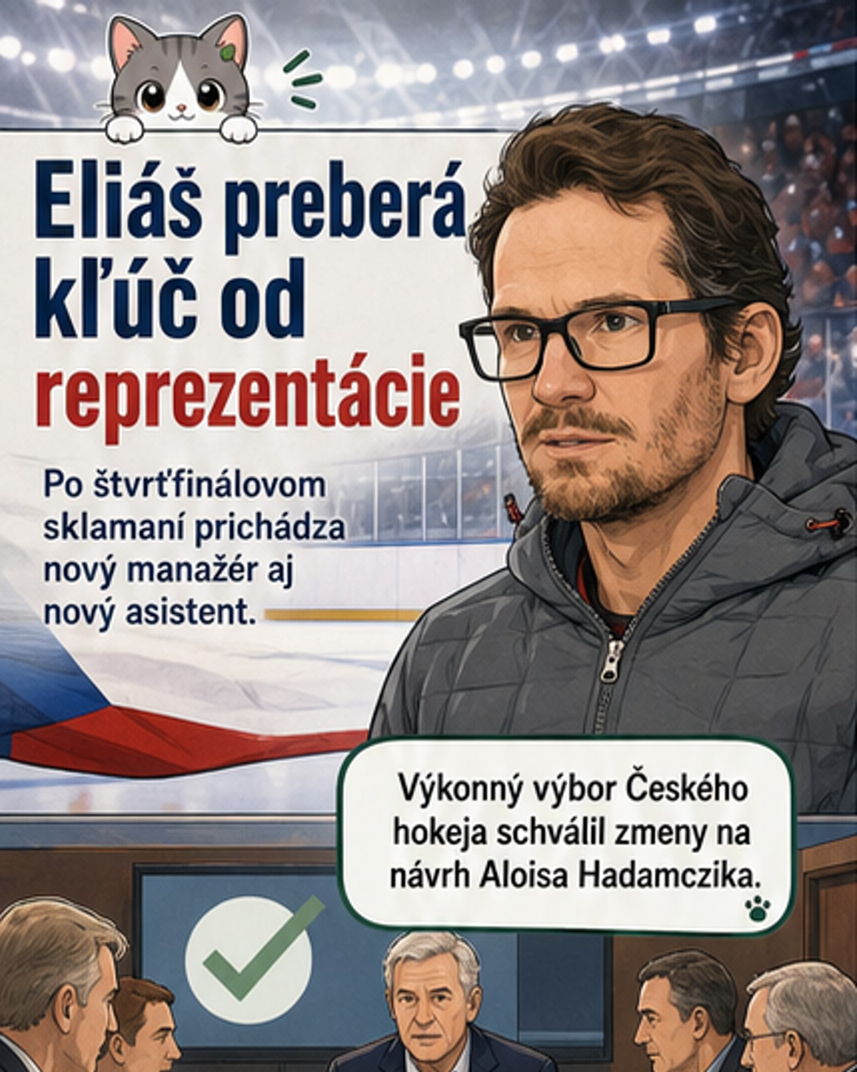 Patrik Eliáš novým generálnym manažérom reprezentácie