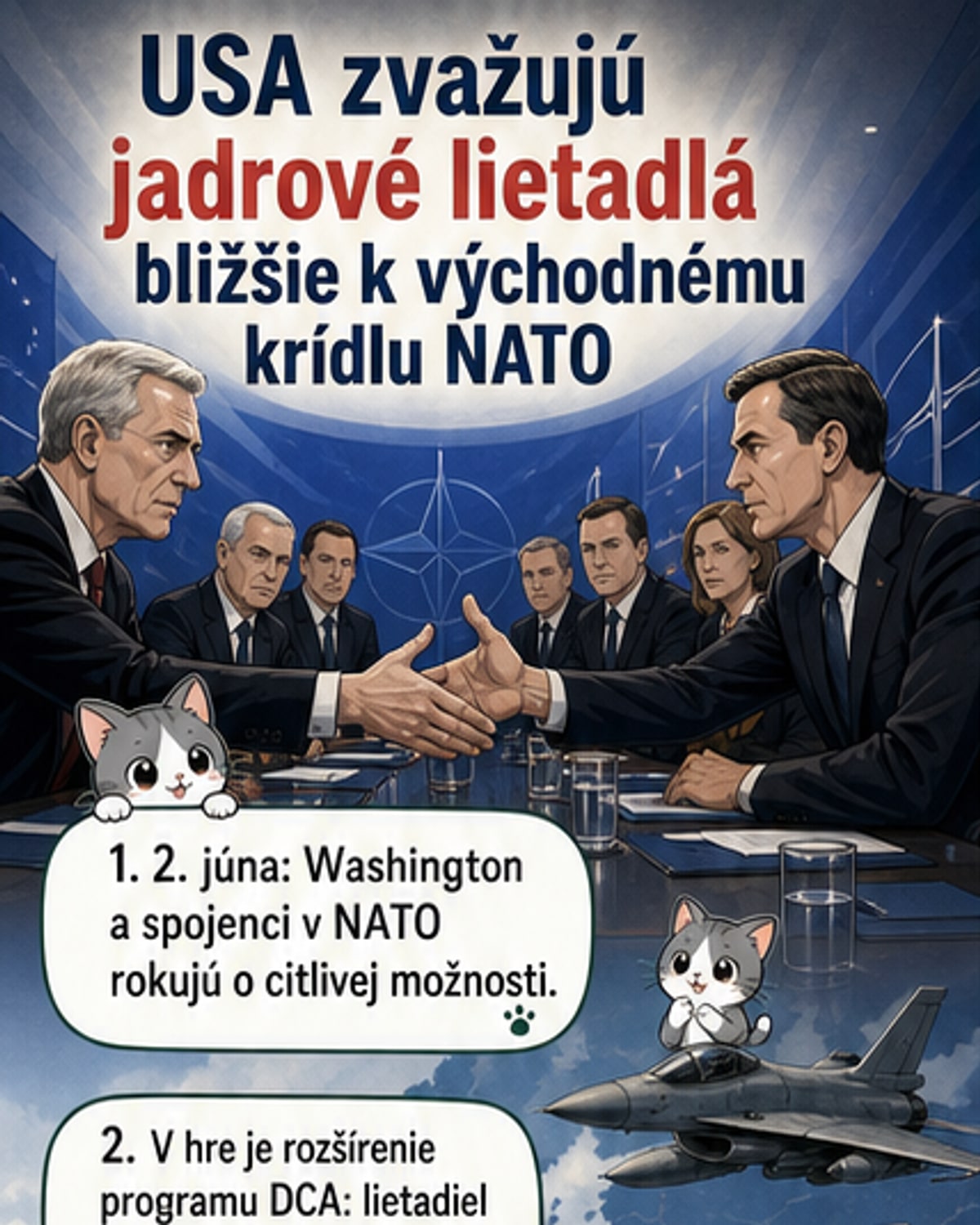 USA zvažujú jadrové lietadlá v nových krajinách NATO