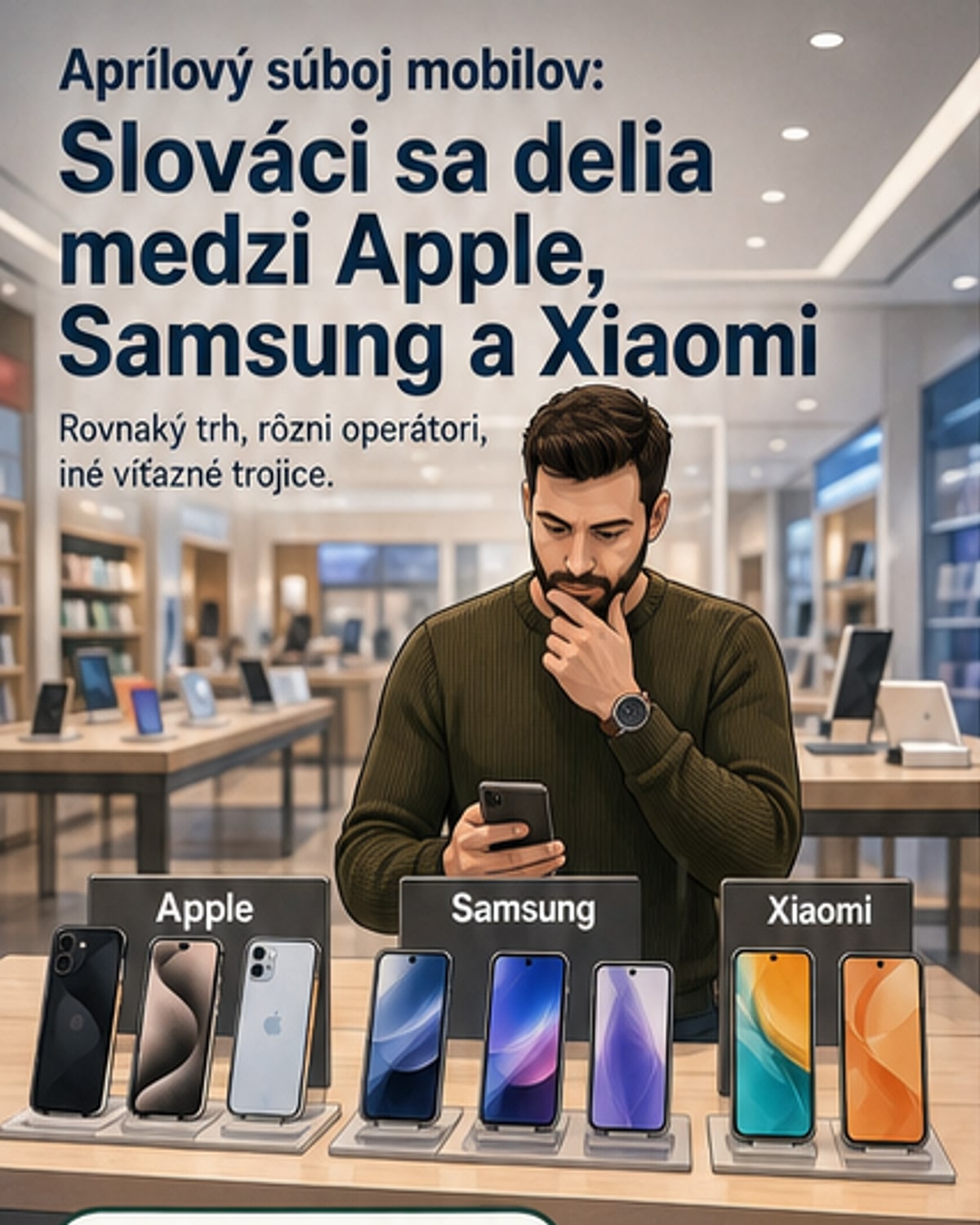Slováci kupujú nové mobilné špičky