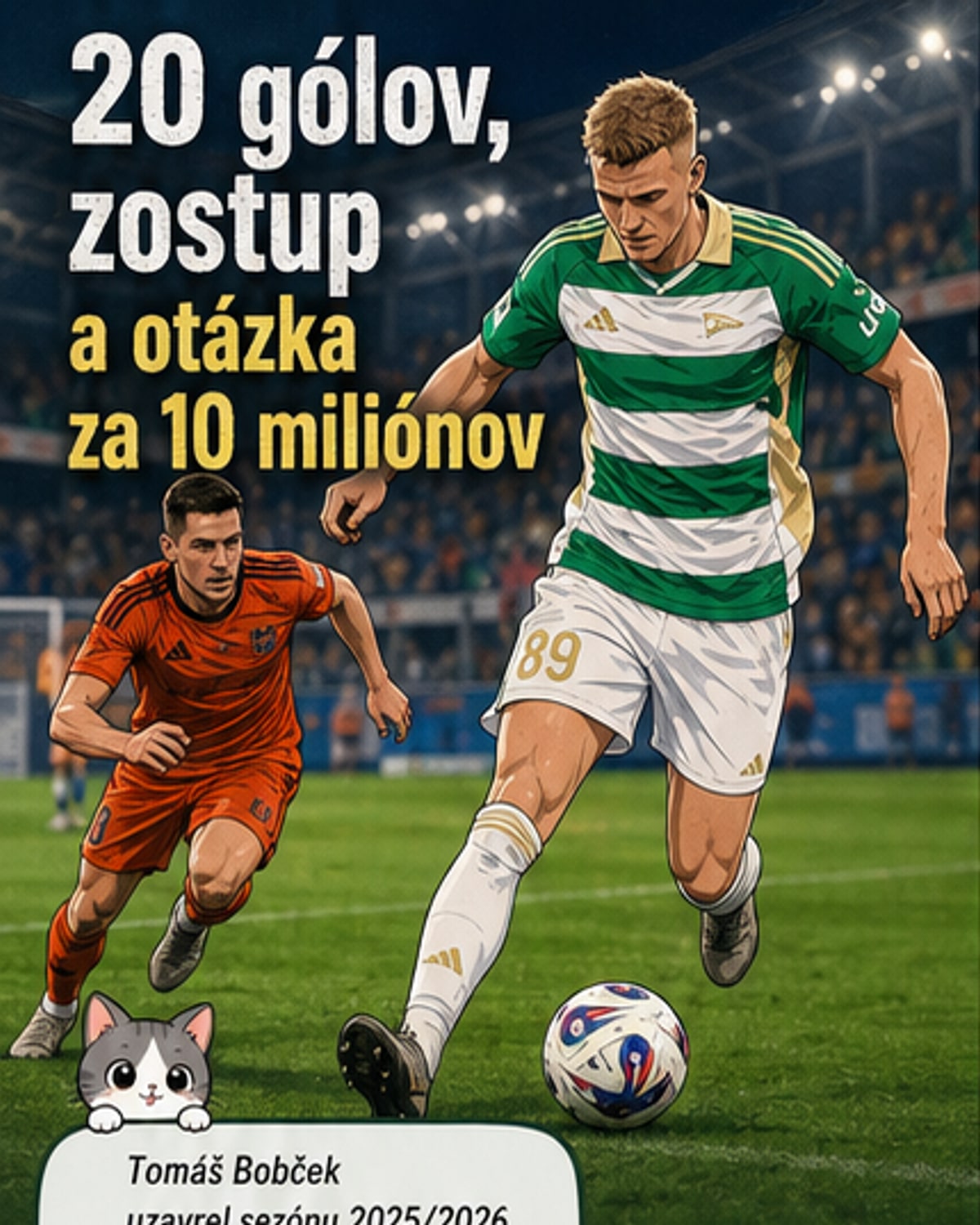 Slovák kráľ strelcov, ale klub zostúpil
