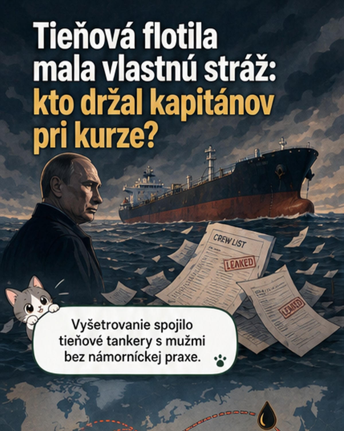 Žoldnieri na tankeroch s ruskou ropou