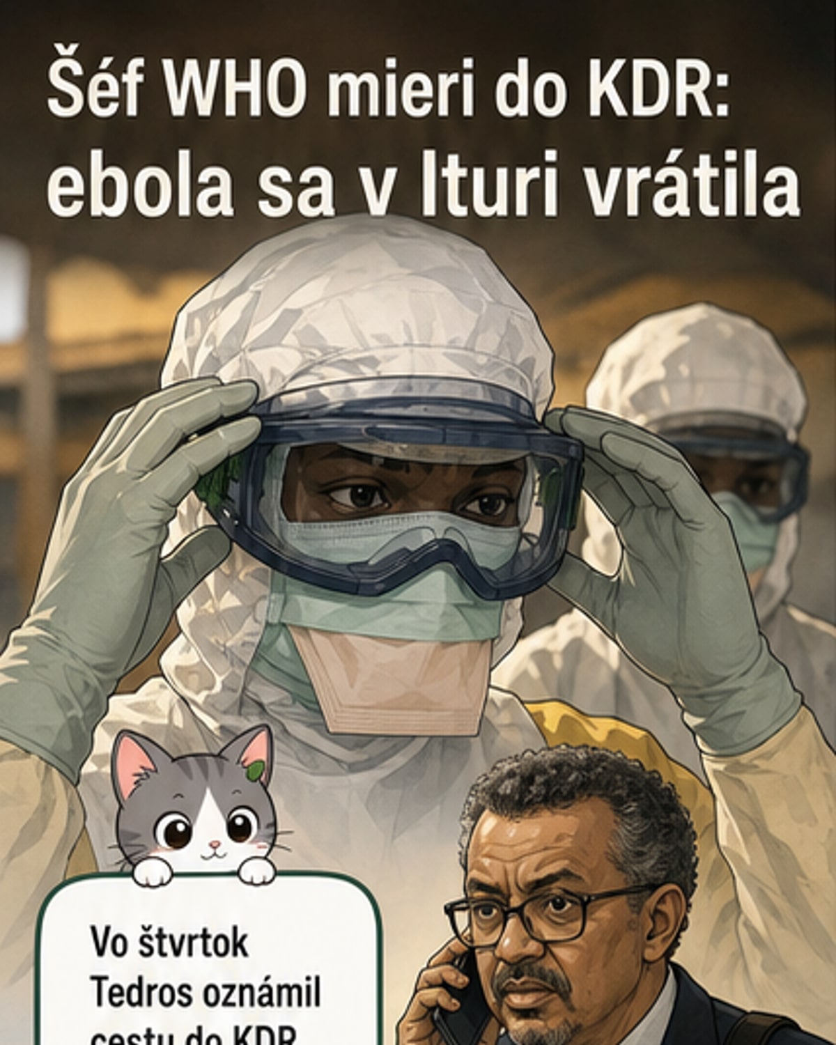 Šéf WHO do KDR pomôcť pri ebole