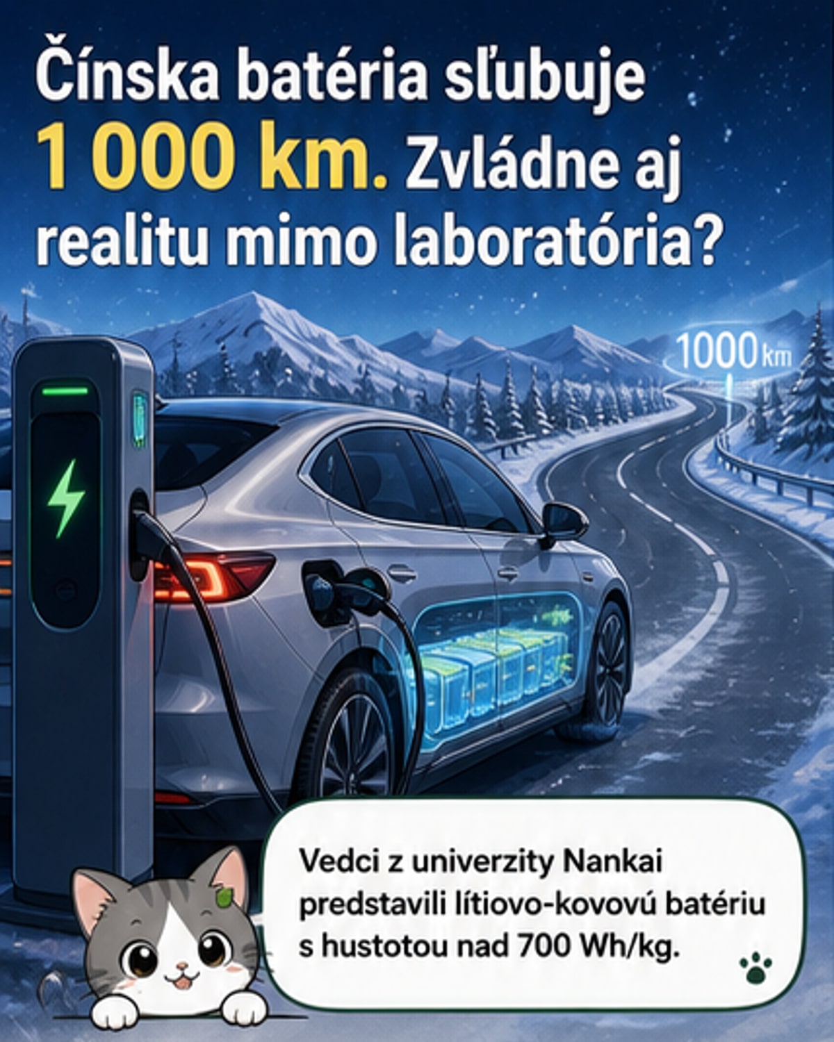 Čína vyvinula batériu pre elektromobily s dojazdom nad 1 000 km