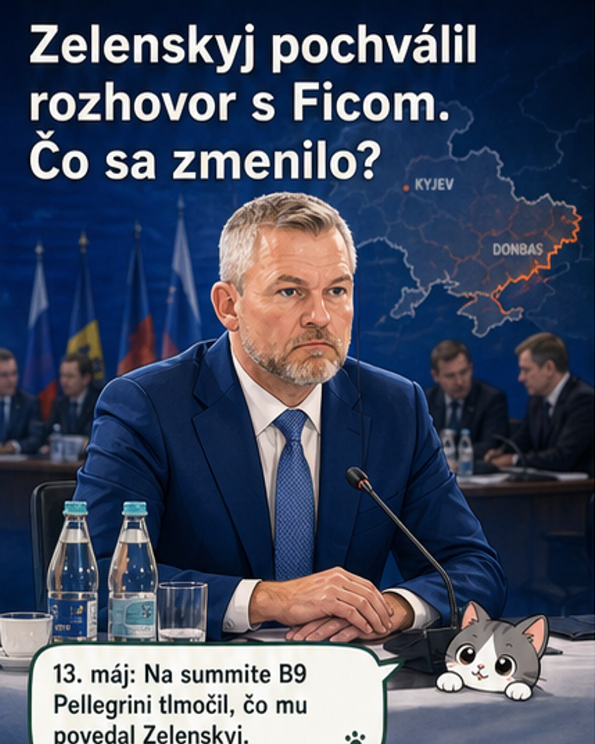 Zelenskyj o Ficovi: Veľmi dobrý rozhovor