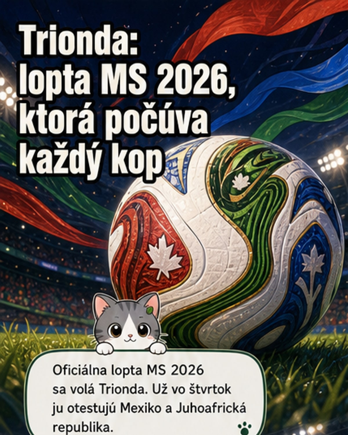 MS 2026: Futbal s čipom v lopte