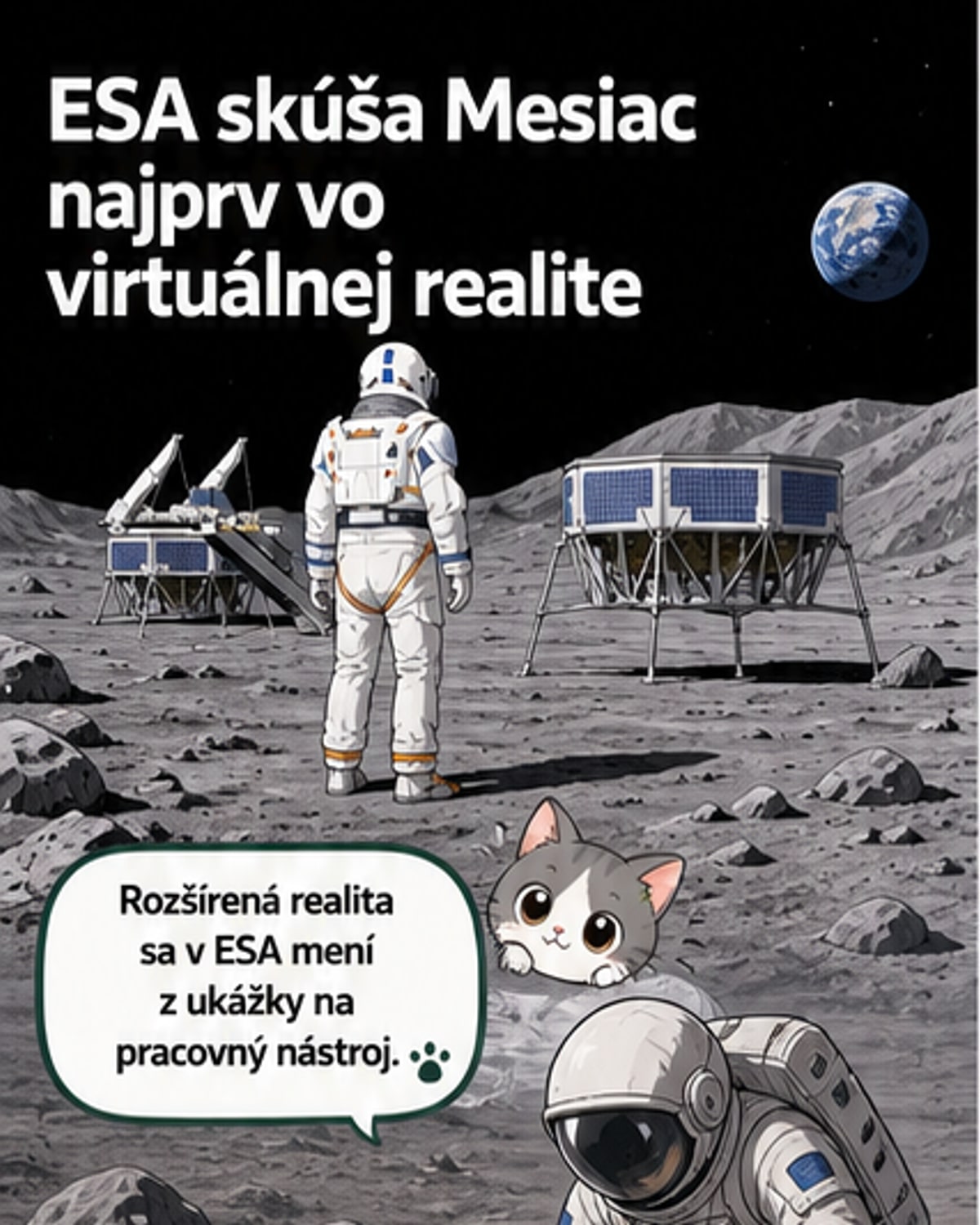 ESA spúšťa rozšírenú realitu do vesmíru