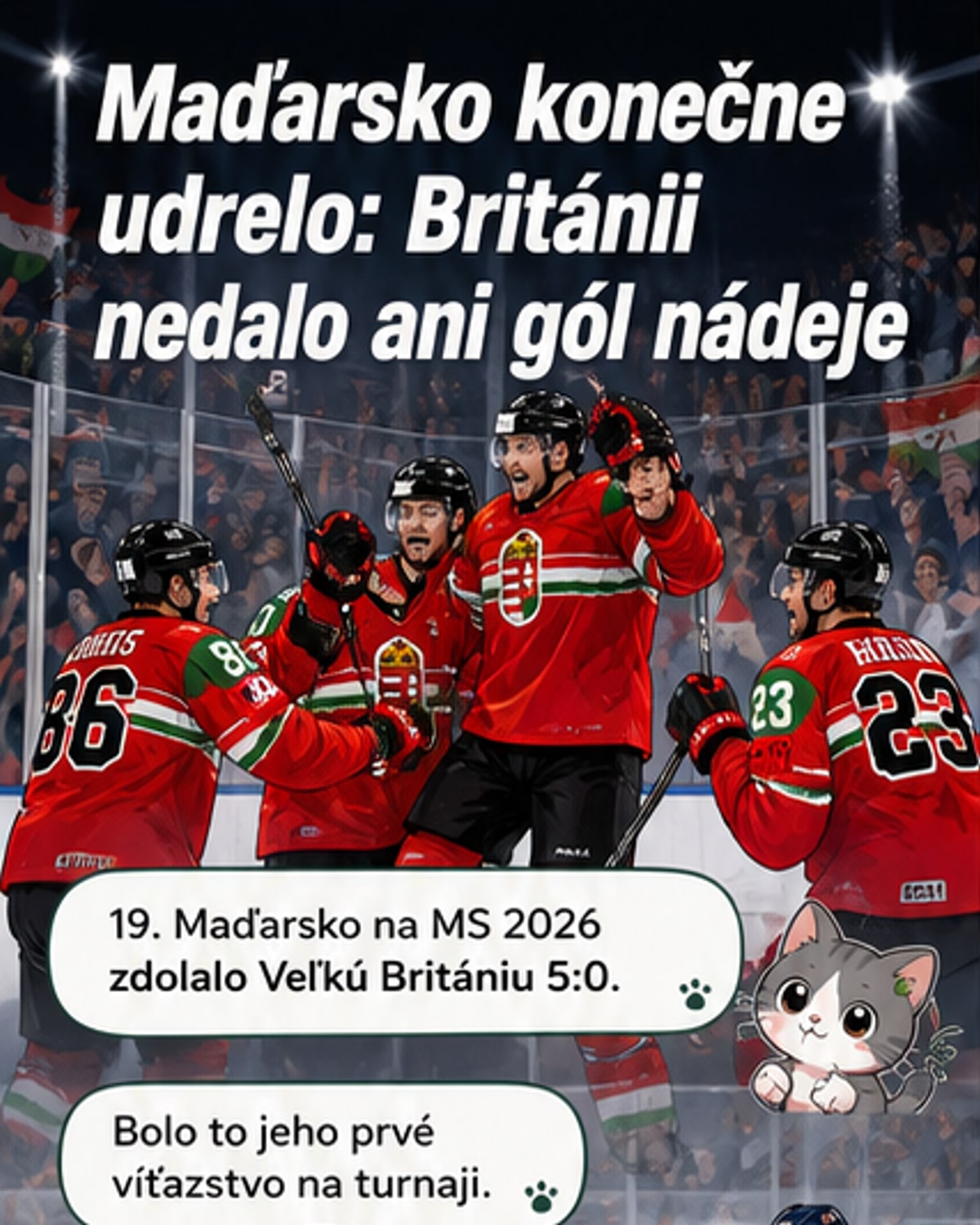 Maďarsko zdolalo Veľkú Britániu 5:0