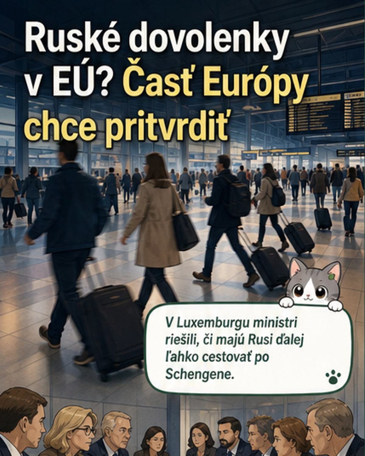 EÚ diskutuje o prísnejších vízach pre Rusov