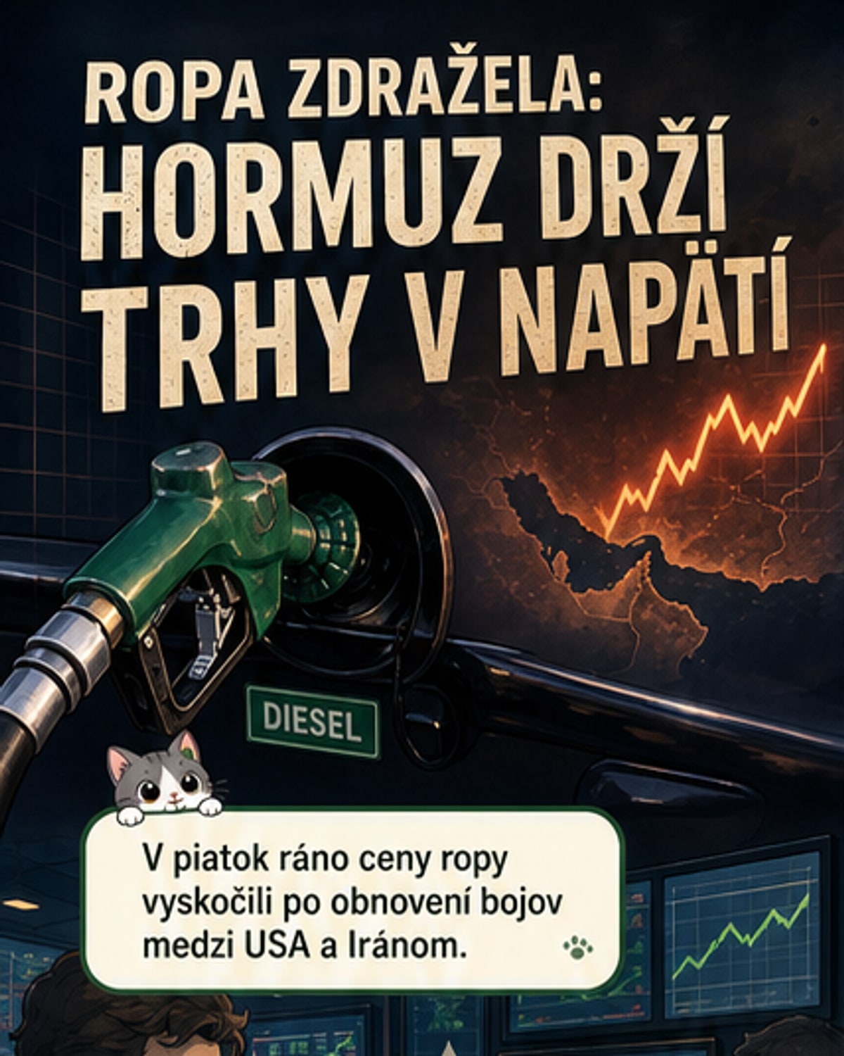 Ceny ropy stúpajú kvôli novým bojom
