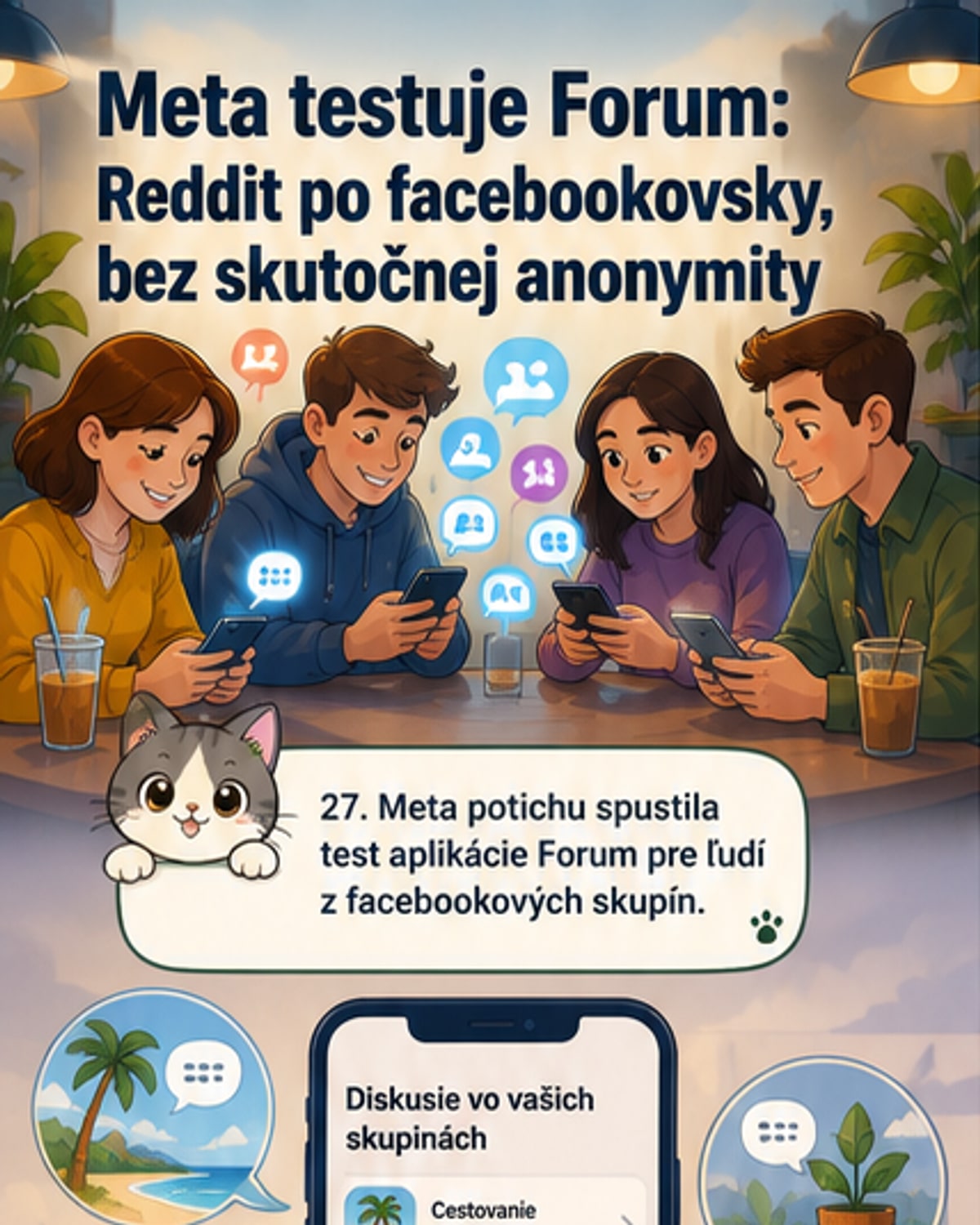 Meta spustila Forum – fórum s profilom z Facebooku