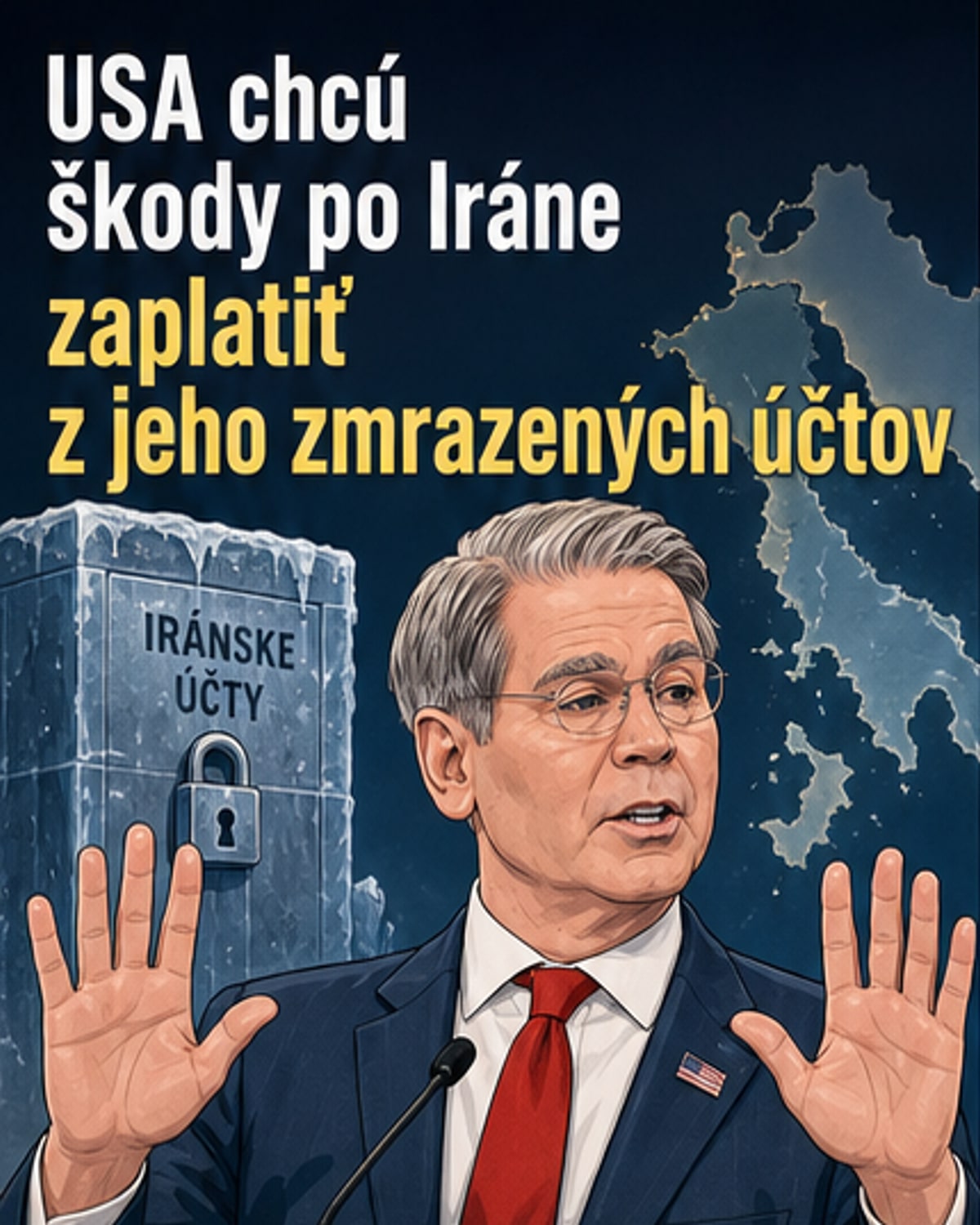 USA chce pokryť škody z iránskych účtov