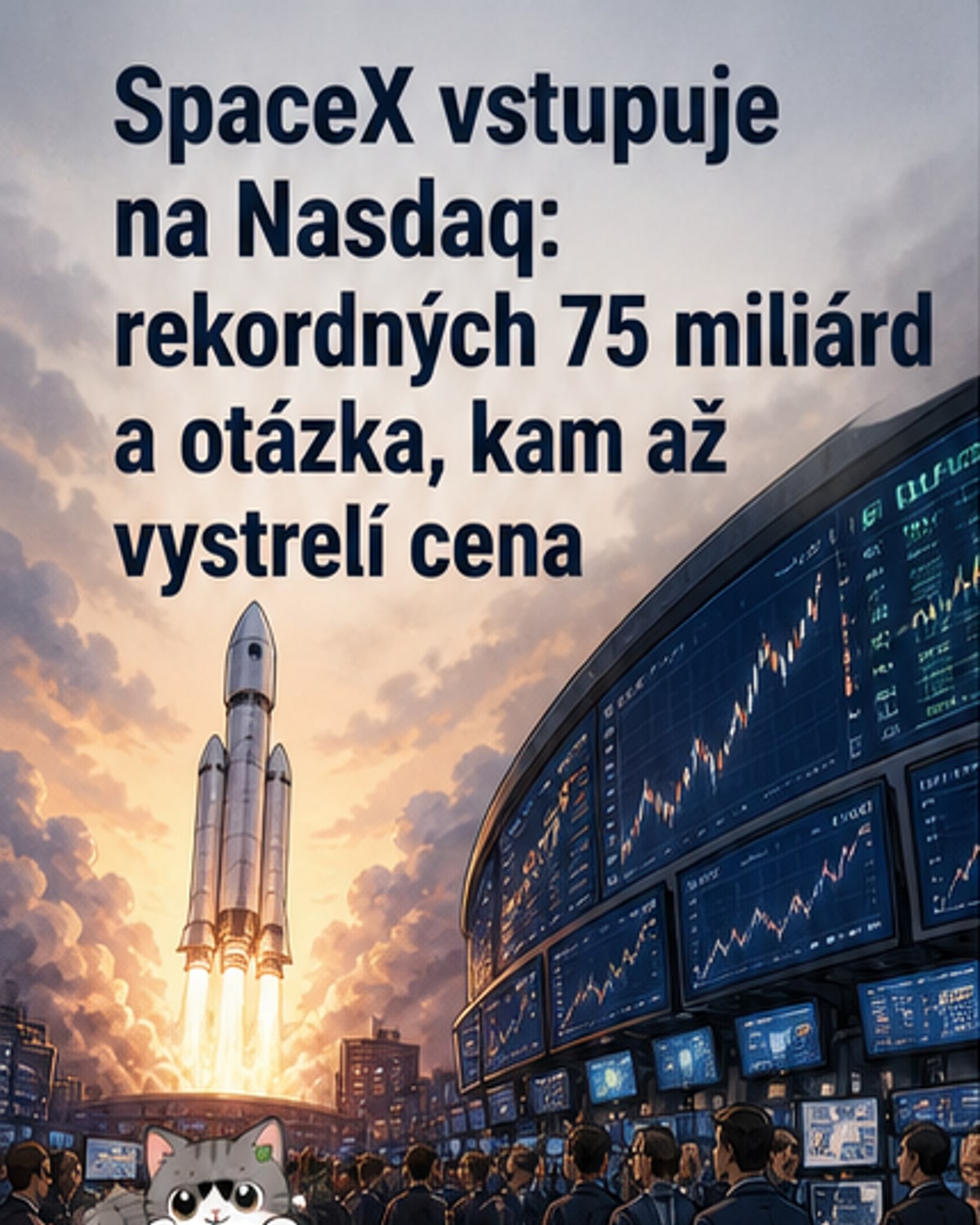 SpaceX vstupuje na burzu