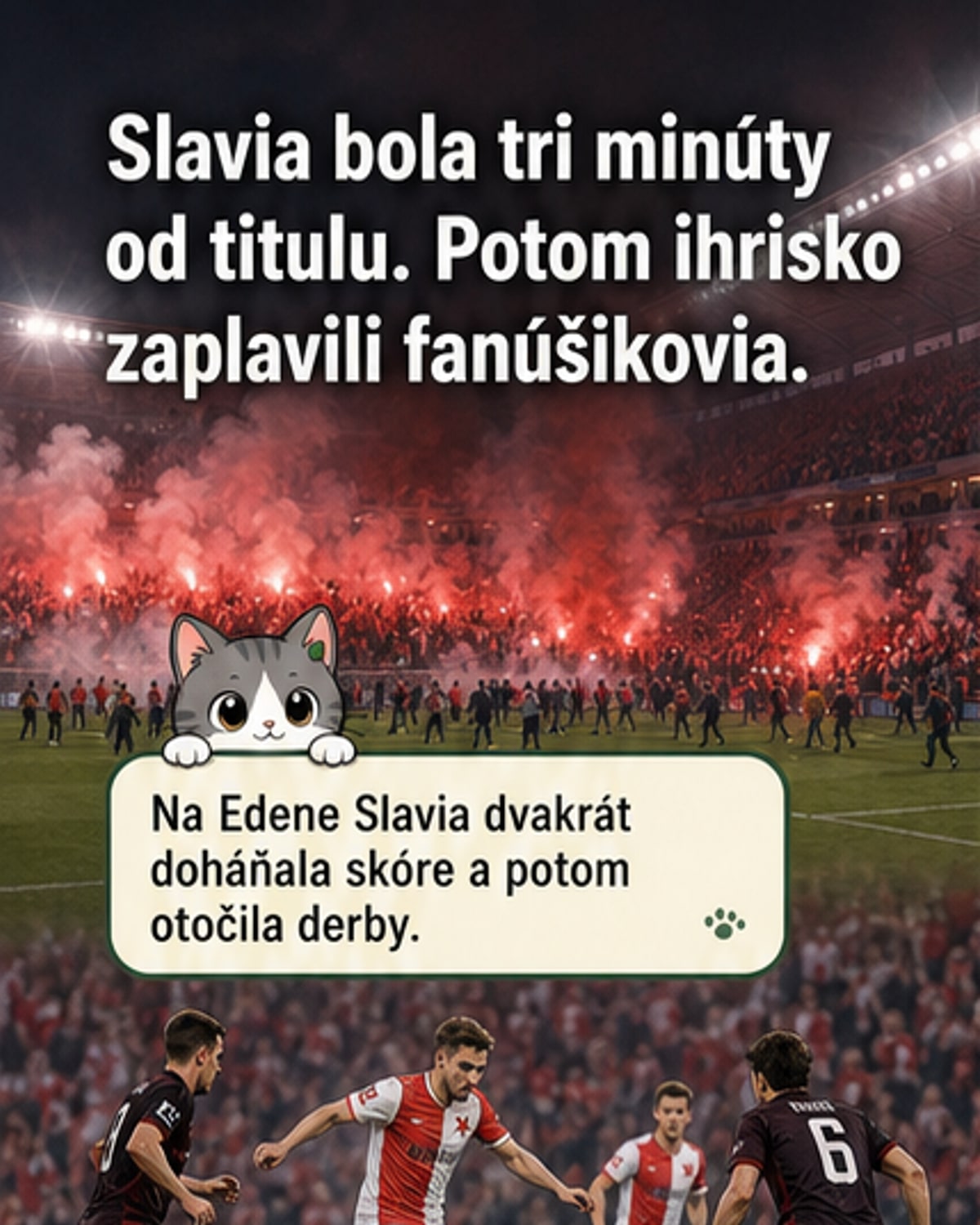 Derby prerušené fanúšikmi