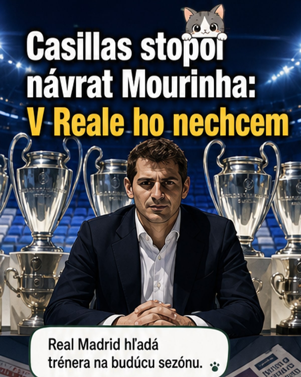 Casillas je proti návratu Mourinha