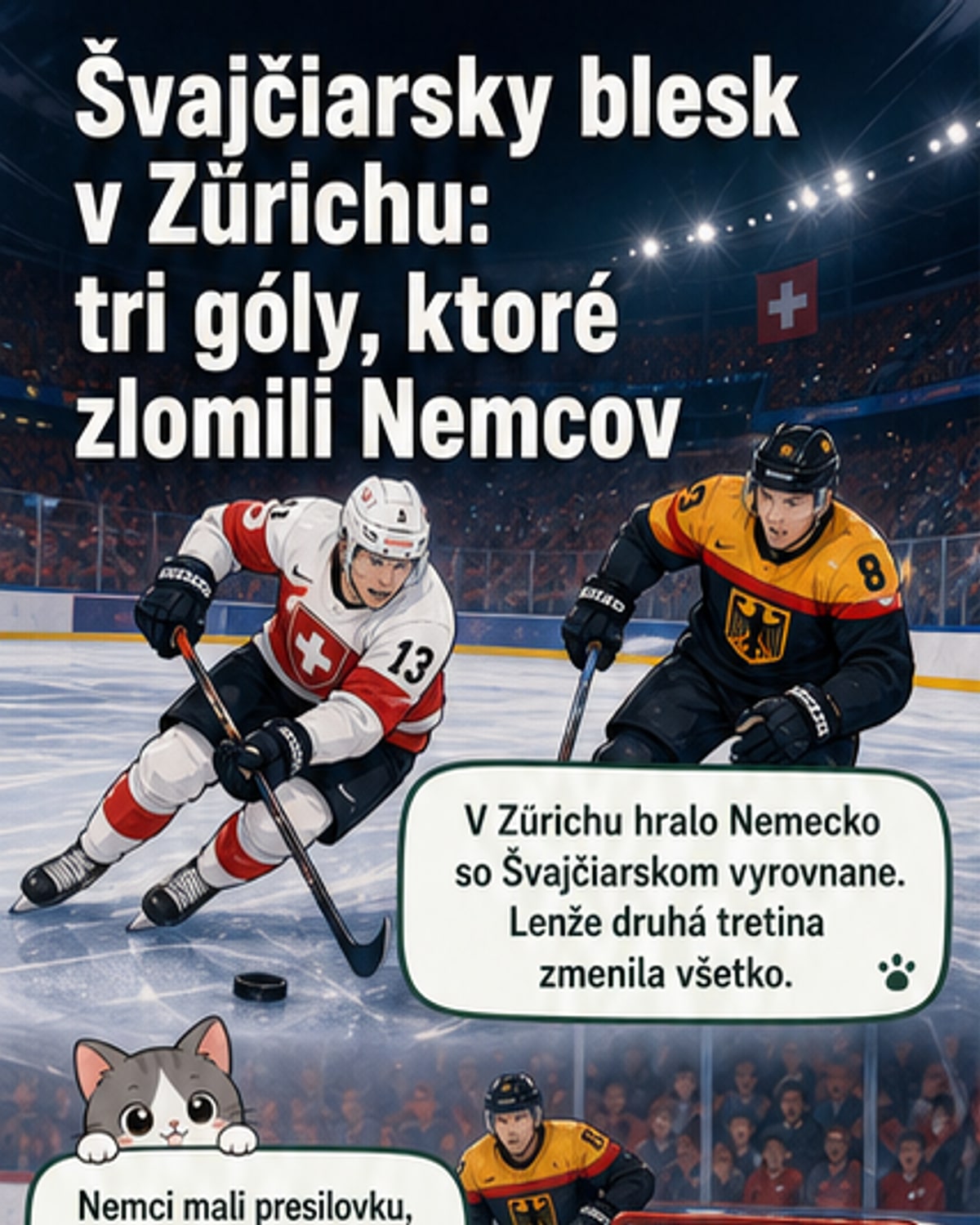 Švajčiarsko rozdrvené Nemecko 6:1