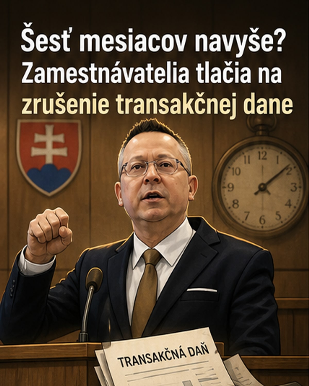 Slovensko nezvládne ďalšie 6 mesiacov dane z transakcií