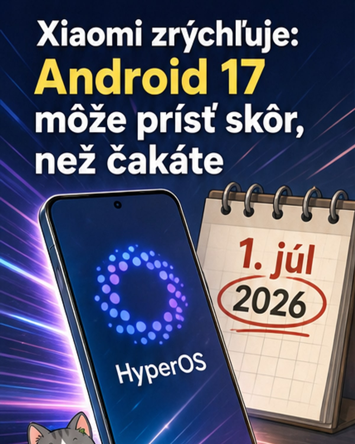 Xiaomi testuje Android 17 už teraz