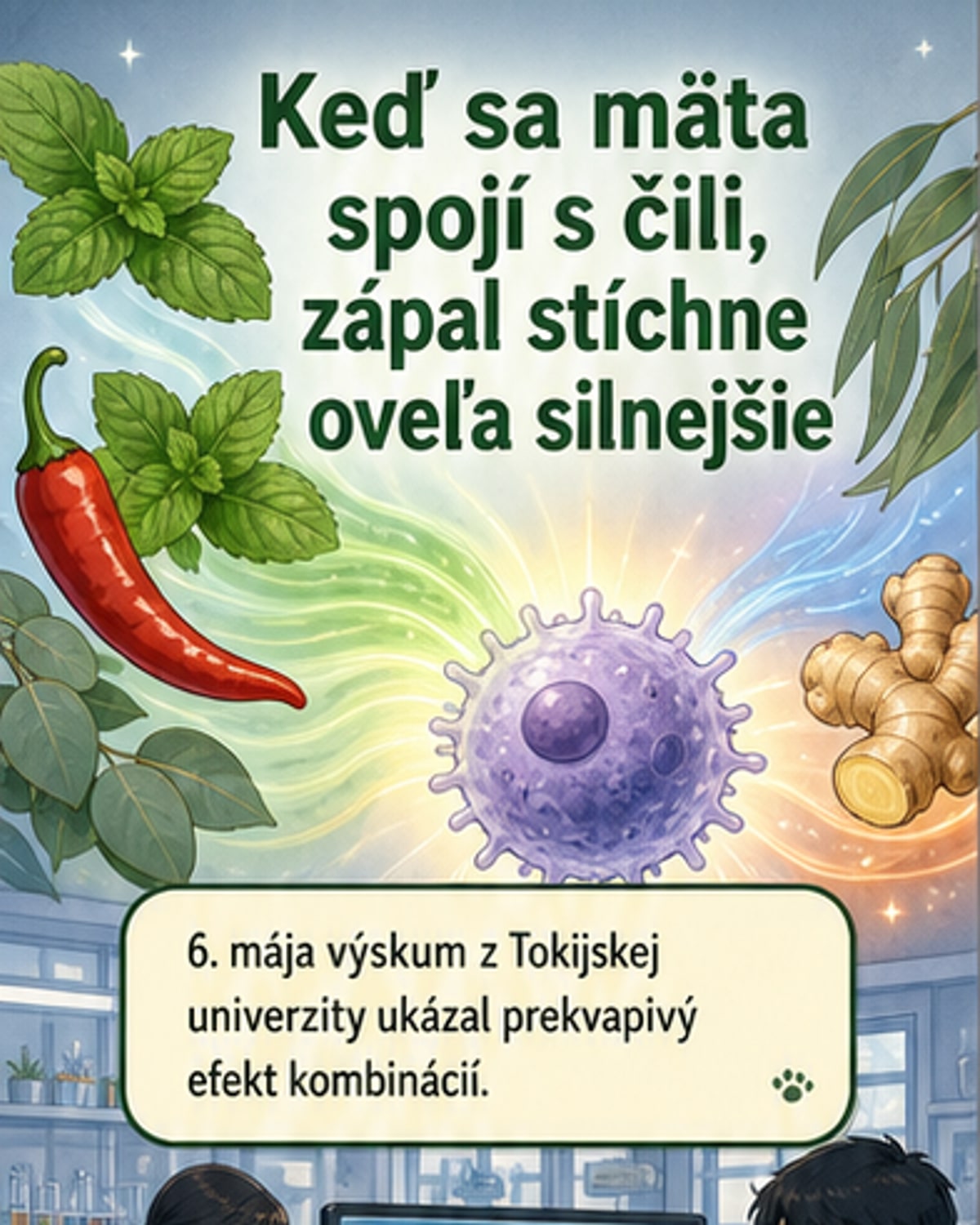 Kombinácia prírodných látok zosilňuje účinok proti zápalu