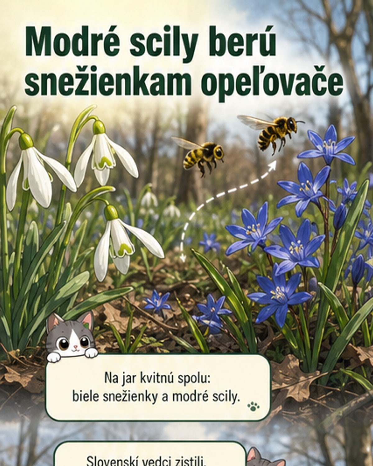 Modré kvety lákajú viac ako biele