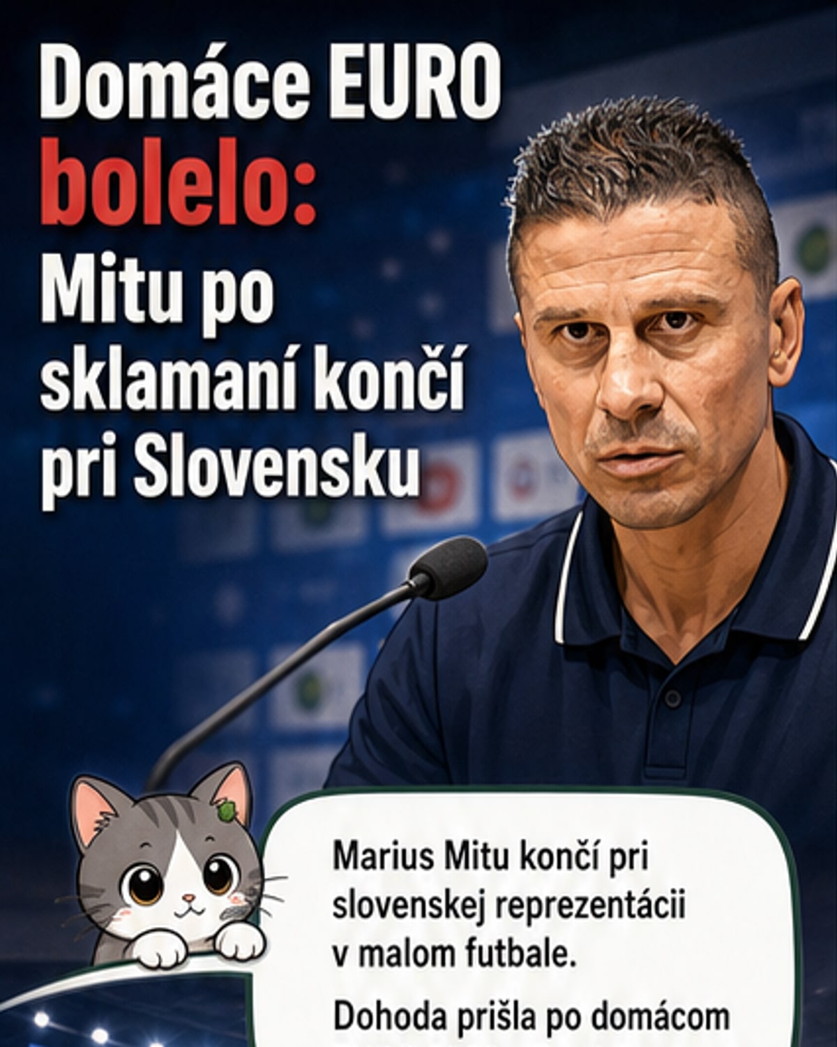 Slovensko sa po domácom ME rozlúčilo s trénerom