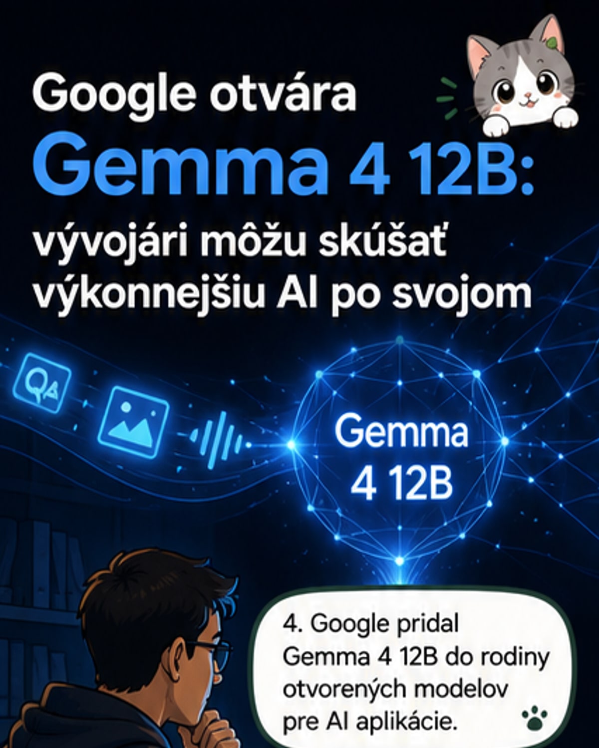 Google spustil Gemma 4 12B